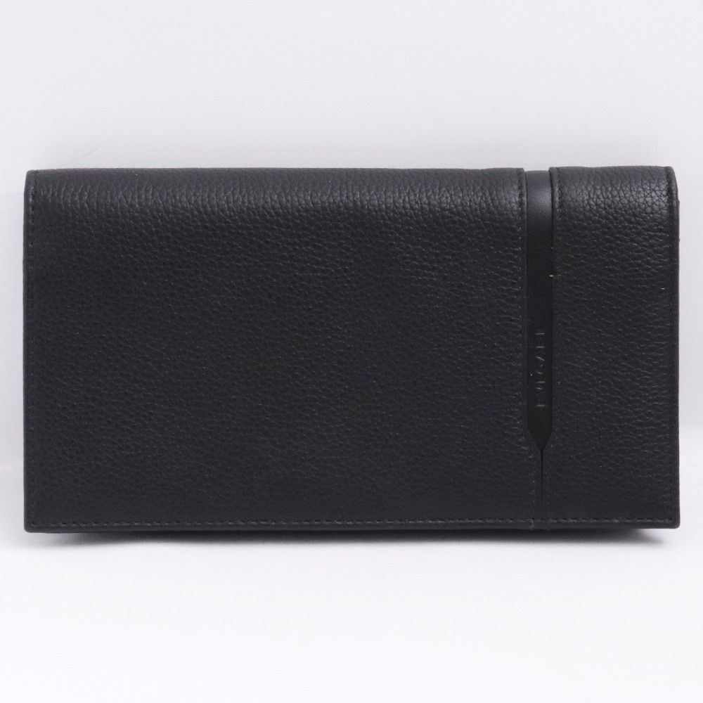 BVLGARI 二つ折り長財布 オクト 購入 ブラック 36966 名入れ BVLGARI 二つ折り長財布 オクト 購入 ブラック 36966 名入れ