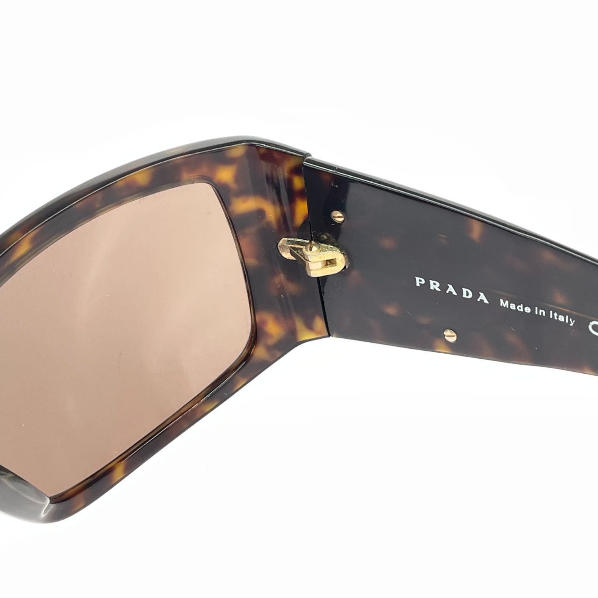 PRADA プラダ サングラス ロゴ/べっ甲柄/プラスチック 59□15 135 3N