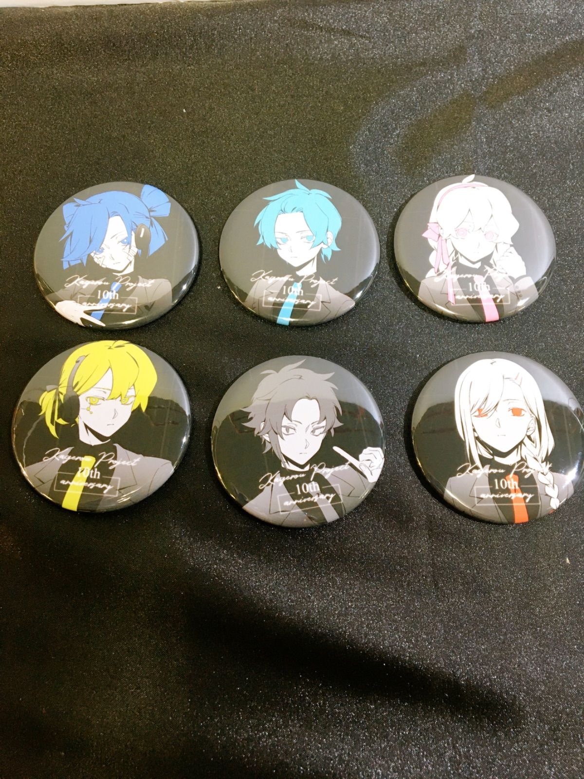 美品】カゲロウプロジェクト 10周年 缶バッジ 6個セット - メルカリ