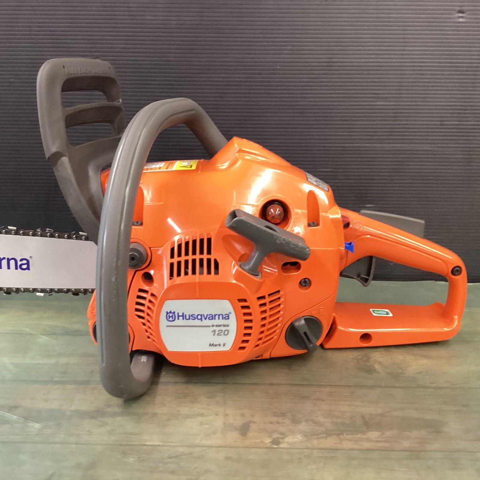 未使用】Husqvarna ハスクバーナ 120e Mark II チェーンソー