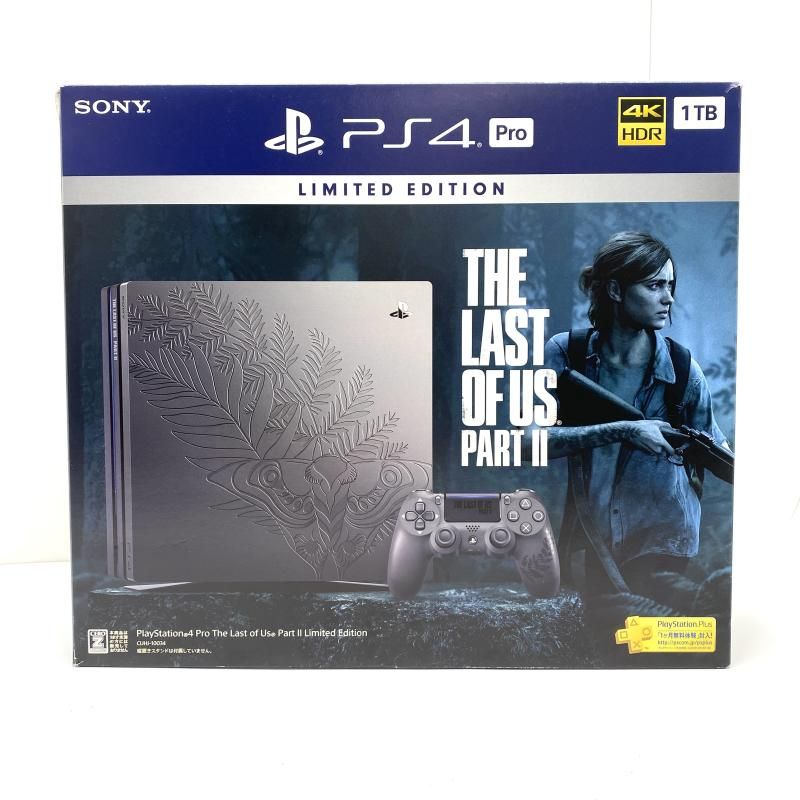 本体S 動作未保証 PS4Pro LIMITED EDITON 1TB THE LAST OF US PARTⅡ ｺﾝﾄﾛｰﾗｰ無し 95 240095283998
