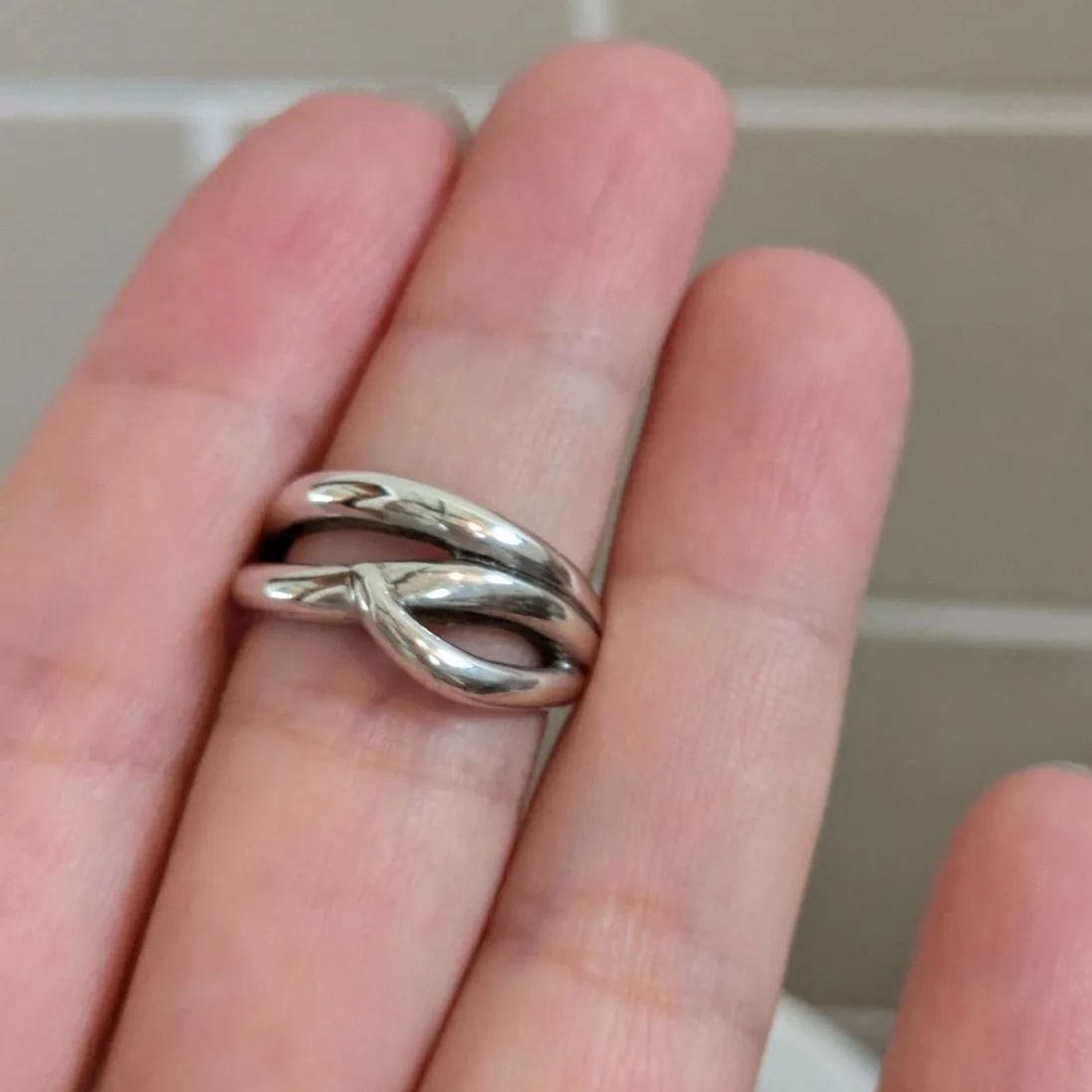 vintage✴silver ring//シルバー//ヴィンテージ//個性的//指輪//約13号