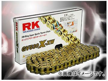 2輪 RK EXCEL シールチェーン GV ゴールド GV530R-XW 120L VF1000F F/F2 マグナ750 マグナRS