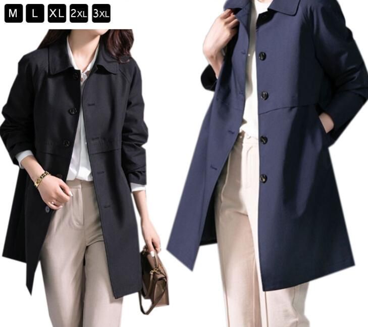 トレンチコート レディース ステン コート アウター スプリングコート ミディアム丈 ジャケット 春コート 春服 秋服 カジュアル 通勤 大きいサイズ 羽織り 卒業式 セレモニー 七五三 dzdx8635