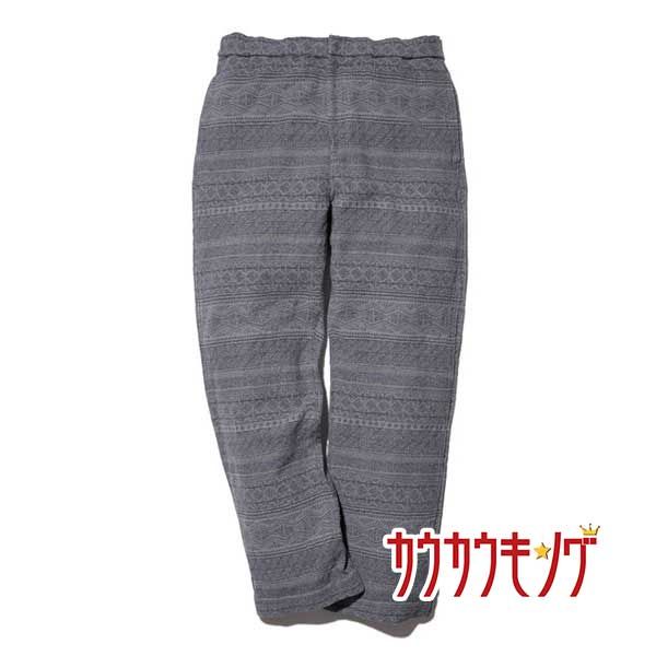 【中古・未使用品】スノーピーク Cotton Silk Jacquard Easy Pants M グレー PA-20AU104 メンズ  Peak イージーパンツ アウトドアウェア 未使用】スノーピーク Cotton Silk Jacquard Easy Pants M グレー PA