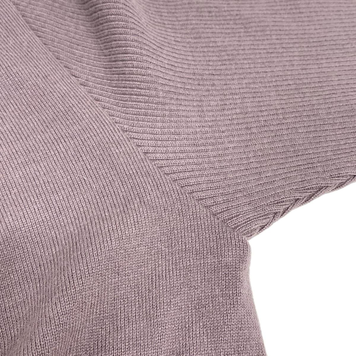  SENSO-UNICO センソユニコ 長袖セーター サイズ9 M レディース - パープル ハイネック 2 長袖 ニット セーター