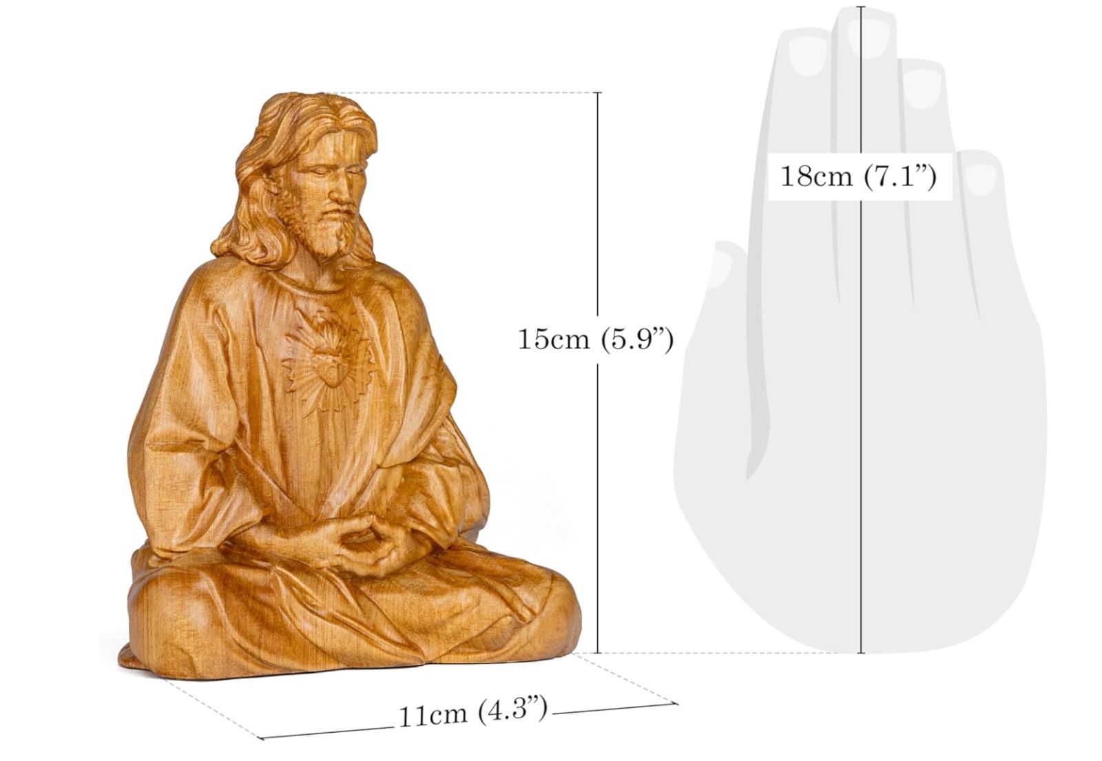 キリスト像 カトリック女性