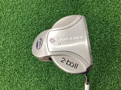 オデッセイ WHITE STEEL 2 ball 33インチ パター PT スチール フレックスその他 メンズ 男性用 右利き 右用 Dランク ゴルフクラブ