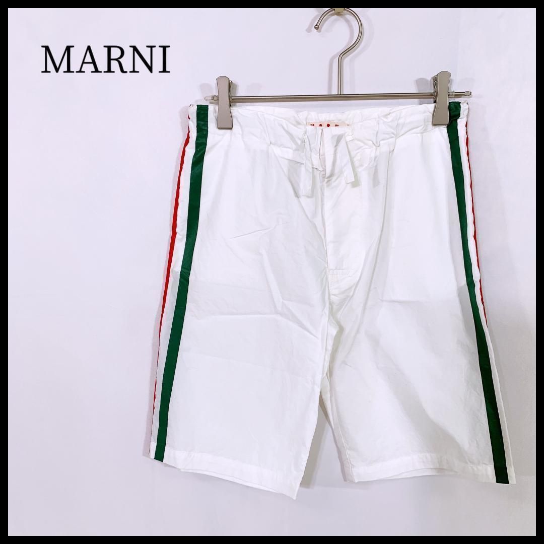 11964】 MARNI マルニ ハーフパンツ ショート ホワイト 10 S | www