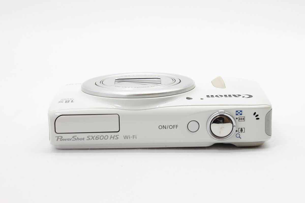 Canon】Powershot デジカメ SX600HS ホワイト 動作良品】キャノン