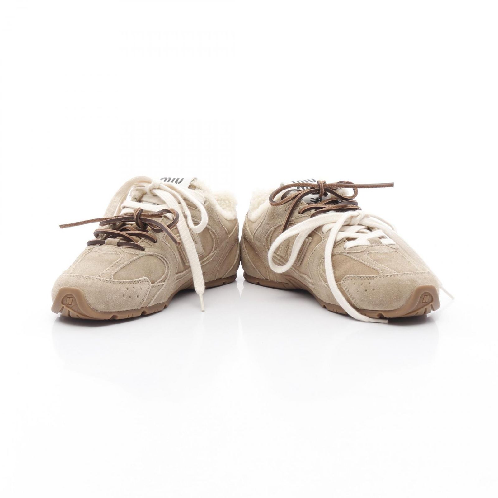 miumiu×NewBalance ベージュ　スニーカー　新品未使用 ミュウ ミュウ Miu Miu スニーカー Miu Miu × New Balance ベージュ