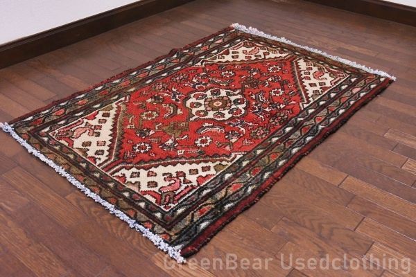 ハチワレ】 ペルシャ絨毯 ギャッベ 座布団 手織りイラン(43)(45