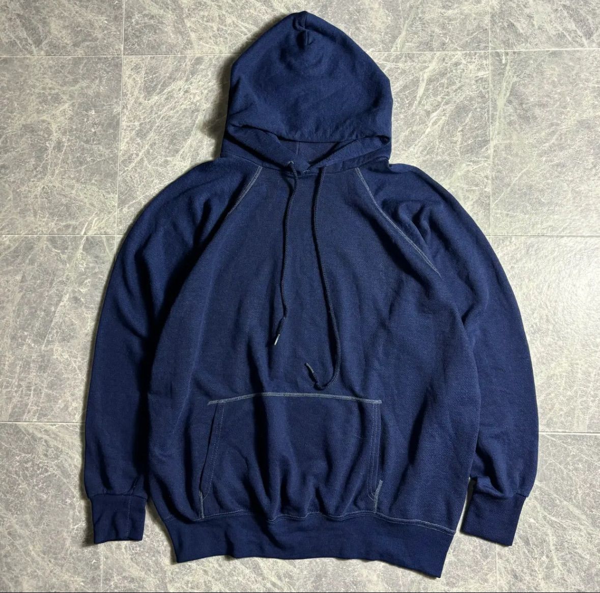 60s 70s Champion ランタグ復刻 ナス紺 フーディー 60s～70s Champion