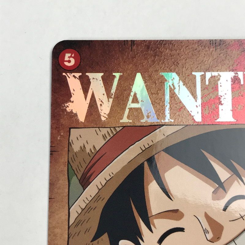 ONE PIECE - ワンピース ルフィ WANTED カード SP ST01 012 SR モンキー・D・ルフィ SP ST01-012 SR 赤｜ワンピースカード