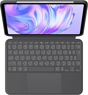 ロジクール Combo Touch iPad Pro 11インチ M4 iK1177GRA キーボード付き ケース 軽量 日本語配列 キーボード スマートコネクタ グラファイト