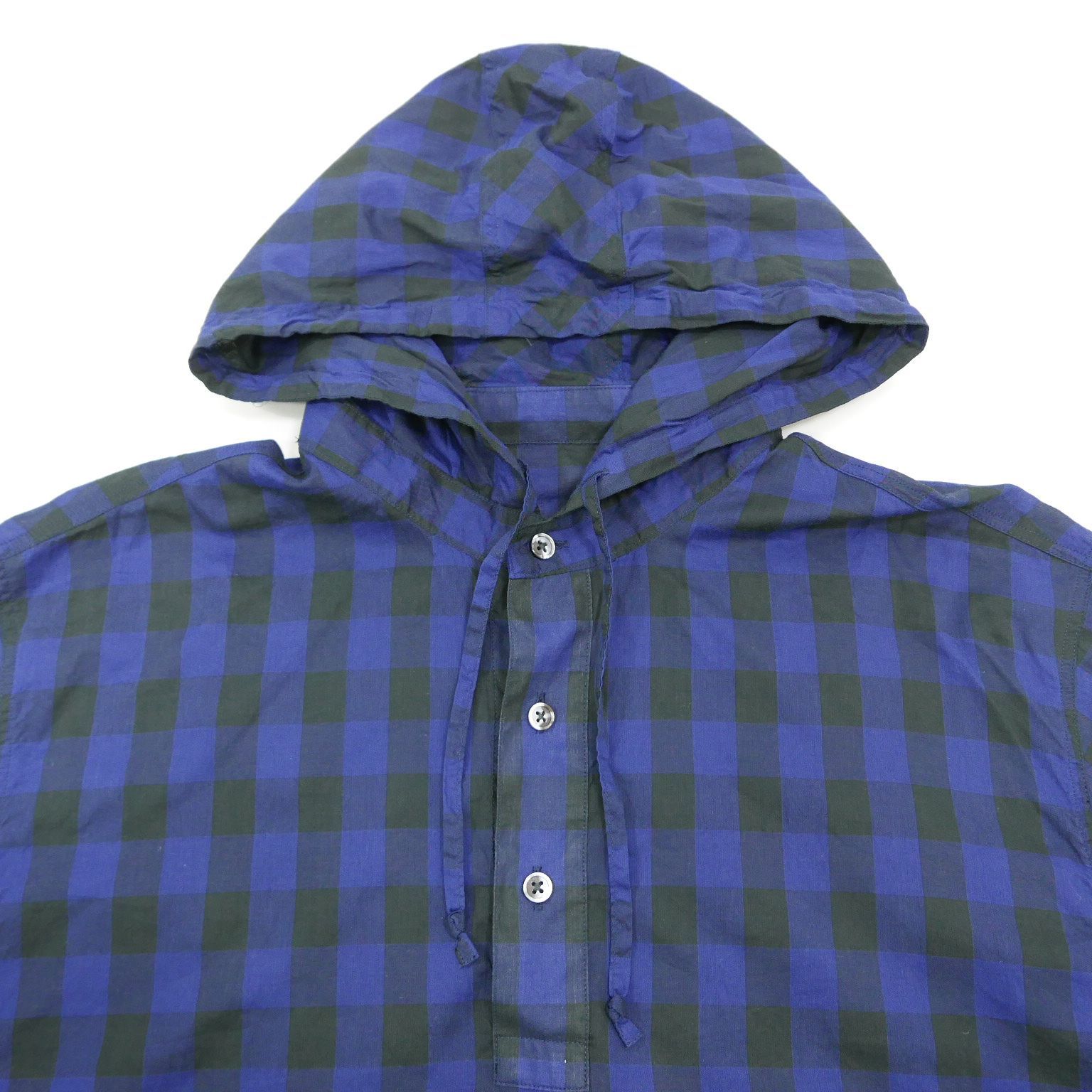 16SS SOPHNET. ソフネット SOPH ソフ BLOCK CHECK PULL OVER HOODED 