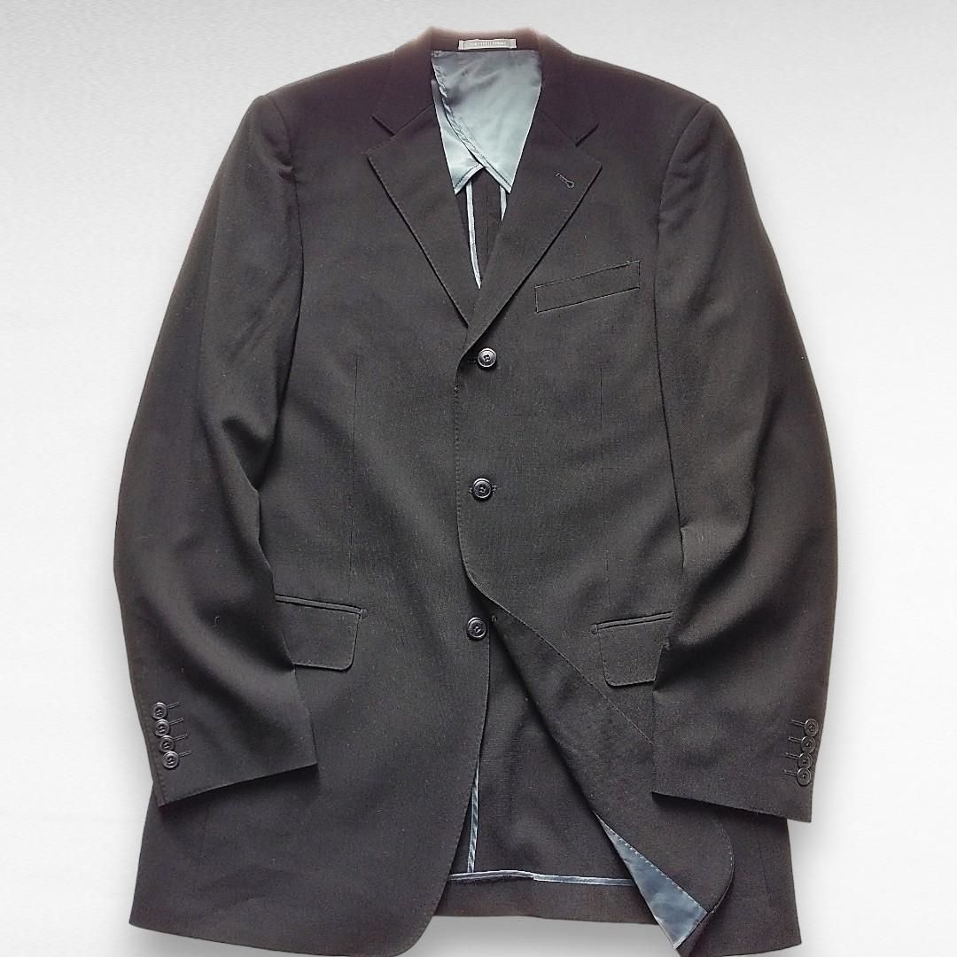 一生モノの礼服 ユキトリヰ ブラックフォーマル Y10 大きいサイズ 形状記憶 シングル