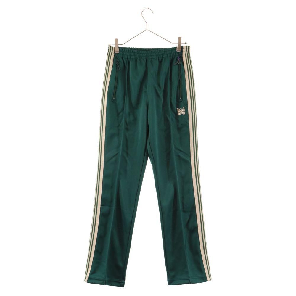 Needles LQ389 Narrow Track Pant グリーン XS Needles (ニードルス) EX. NARROW TRACK PANTS ナロー サイドライン