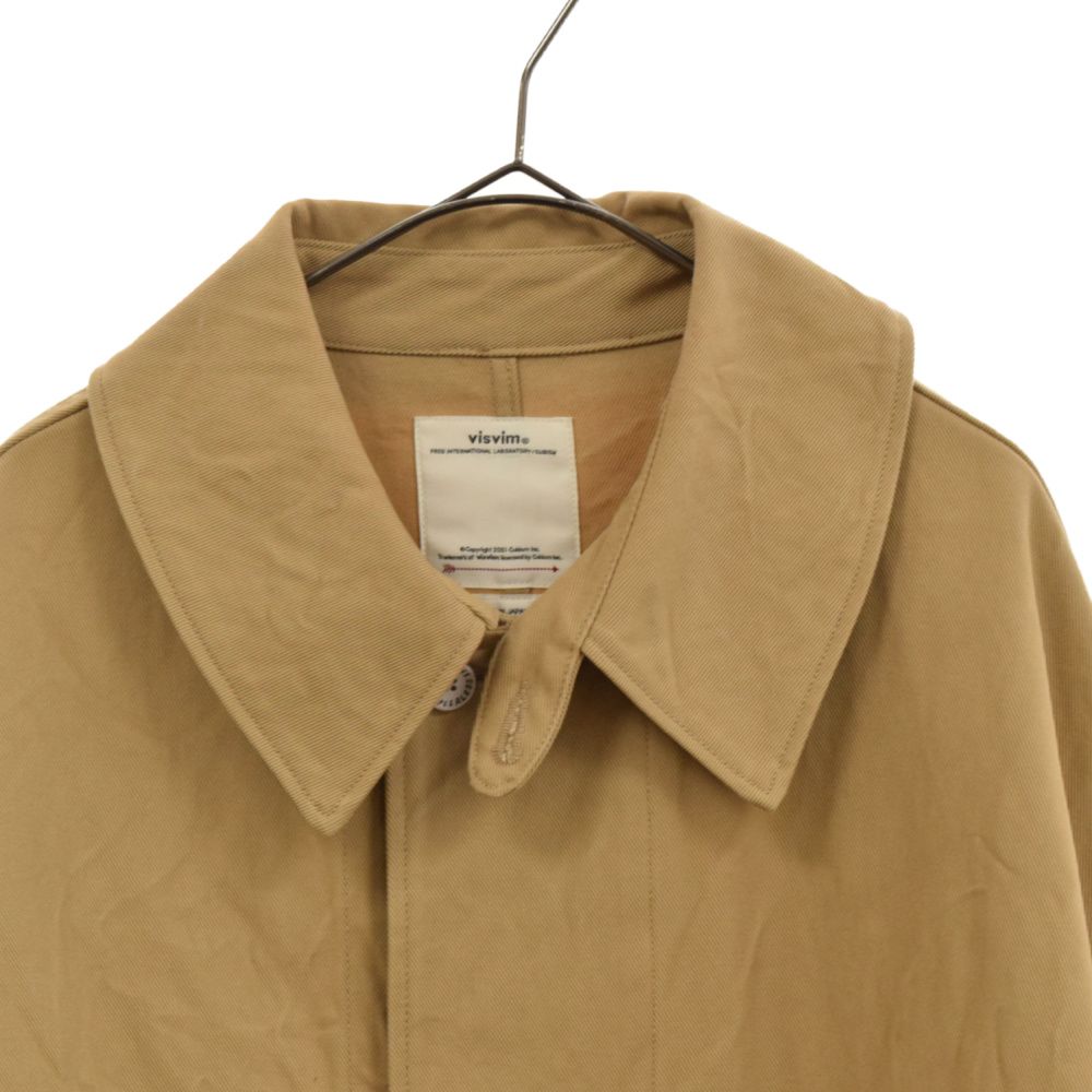 VISVIM (ヴィスヴィム) 21AW VARJAK SHOP COAT BEIGE ショップコート コットン ロングコート ベージュ  0121205013030 - メルカリ