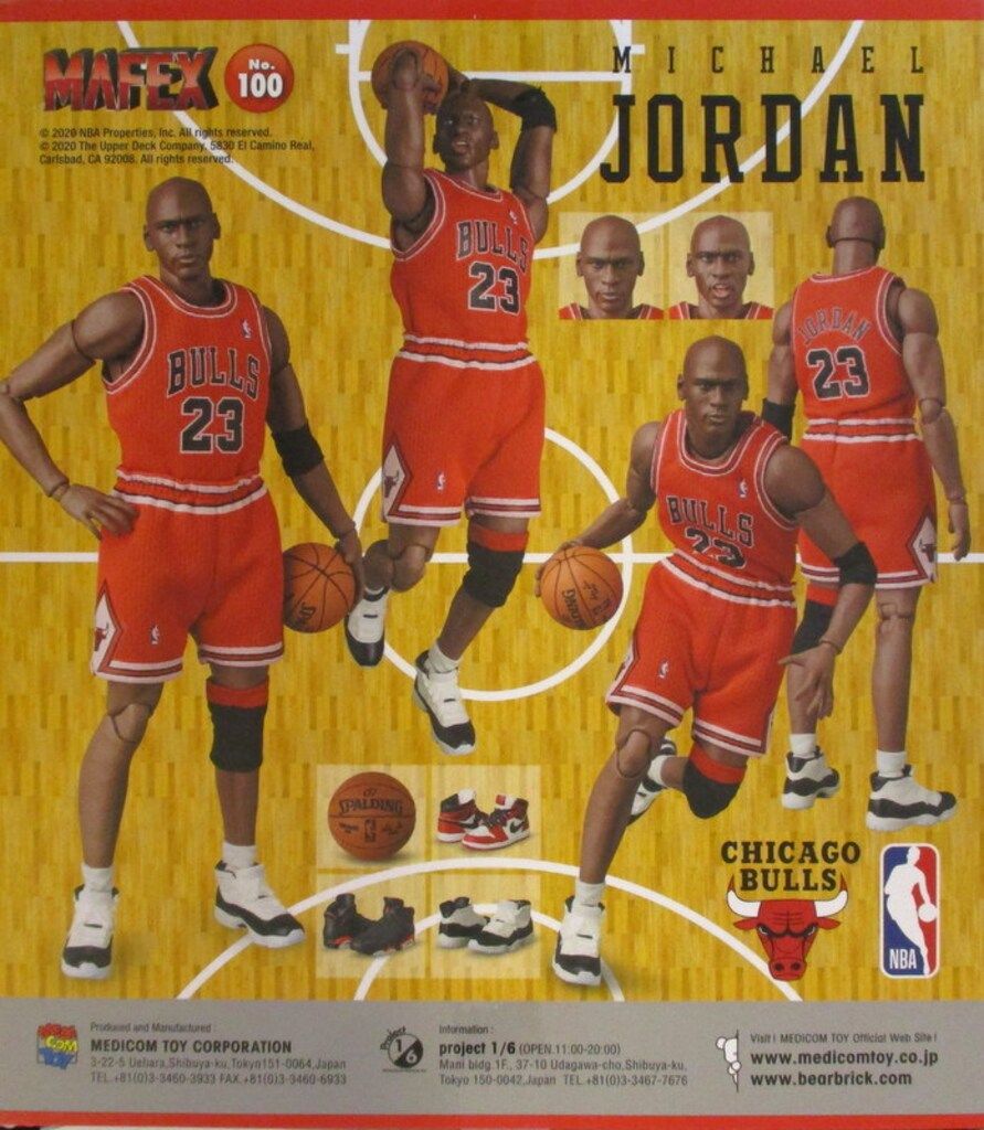 メディコム トイ MAFEX NBA MICHAEL JORDAN (CHICAGO BULLS) 100