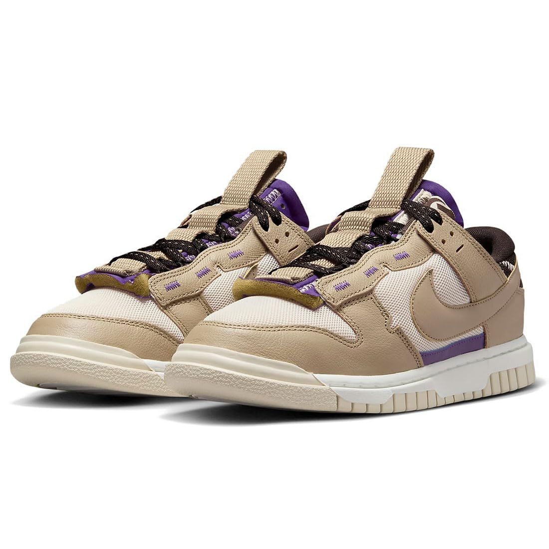 [ナイキ] エア ダンク ジャンボ AIR DUNK JUMBO ライトオールウッドブラウン/ベルベットブラウン/フィールドパープル DV0821-101 日本国内正規品 28.0cm 
