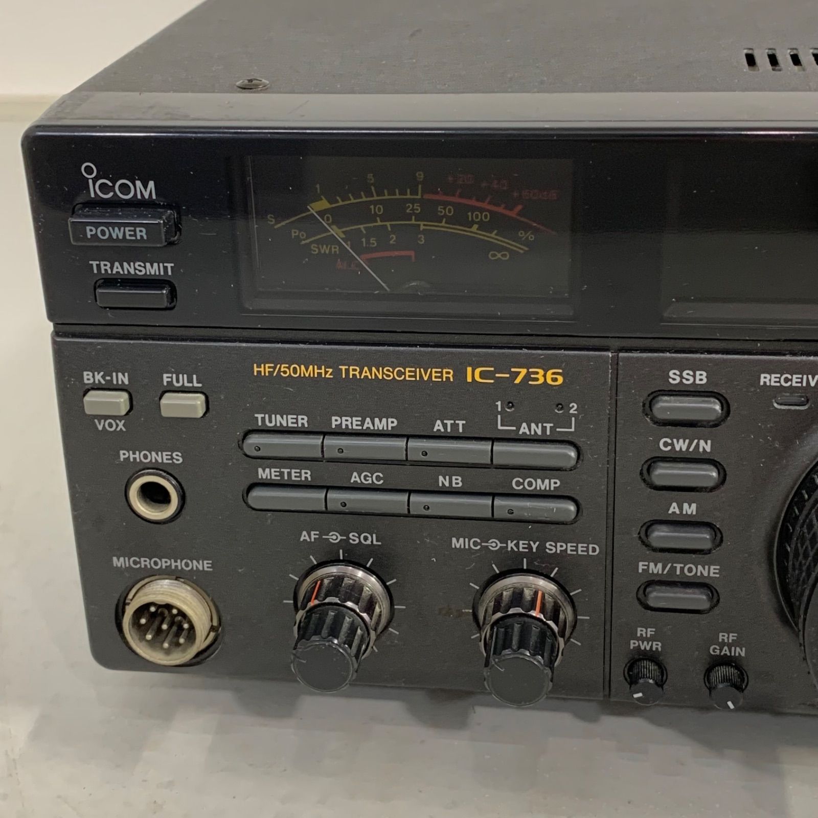 トランシーバー ICOM  50MHz TRANSCEIVER IC-736 ☆ 中古☆ICOM アイコム IC-736 （HF/50MHz） All Mode