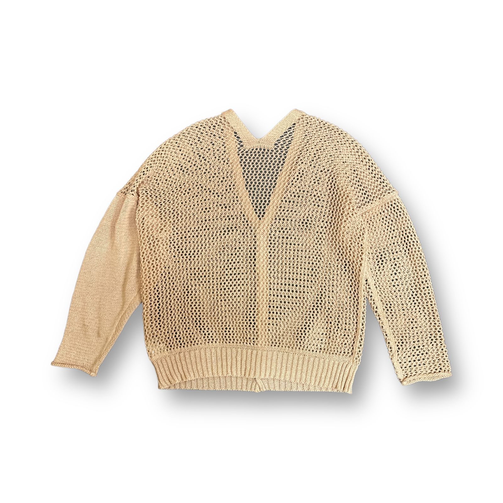 定価46200円 sulvam 24SS KNIT CARDIGAN ニットカーディガン メッシュ サルバム MT-K07-860 ベージュ S  70793A4 - メルカリ