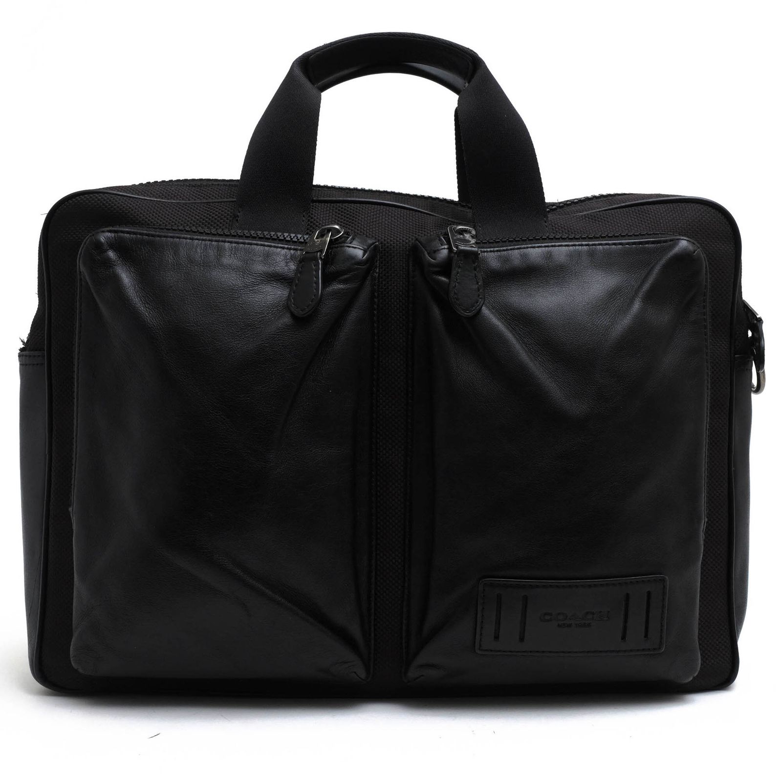 コーチ COACH バッグ ブリーフケース ビジネスバッグ 鞄 ビジネス メンズ 男性 男性用 レザー 革 本革 ブラック 黒 6705 Rider Brief ライダーブリーフ