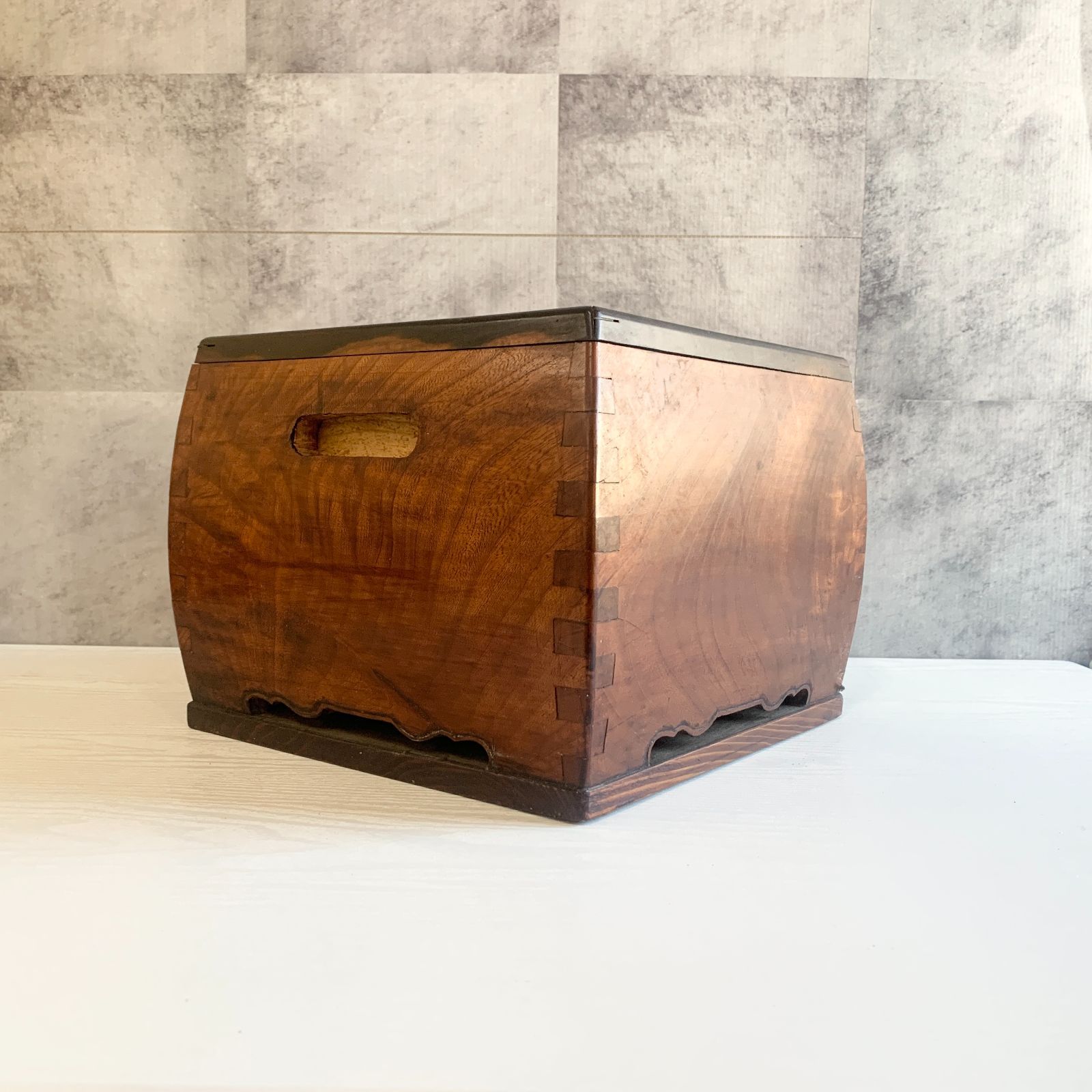 骨董品 明治〜大正 昭和初期 手炙り 角火鉢 火鉢 骨董品 明治〜大正 昭和初期 手炙り 角火鉢 火鉢