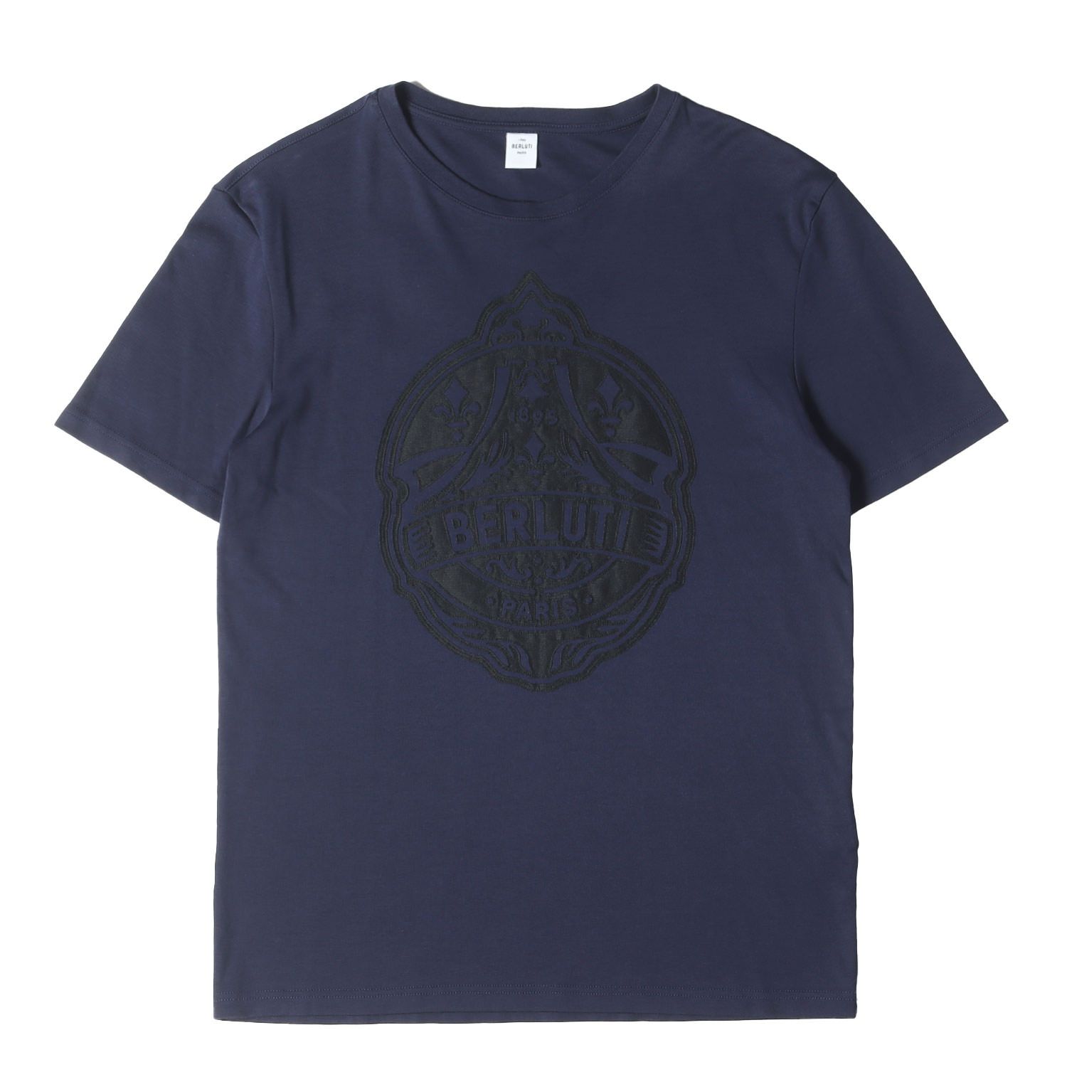 BERLUTI ベルルッティ ロゴ刺繍 T-シャツ 美品】Berluti ベルルッティ Tシャツ サイズ:XS / ロゴ