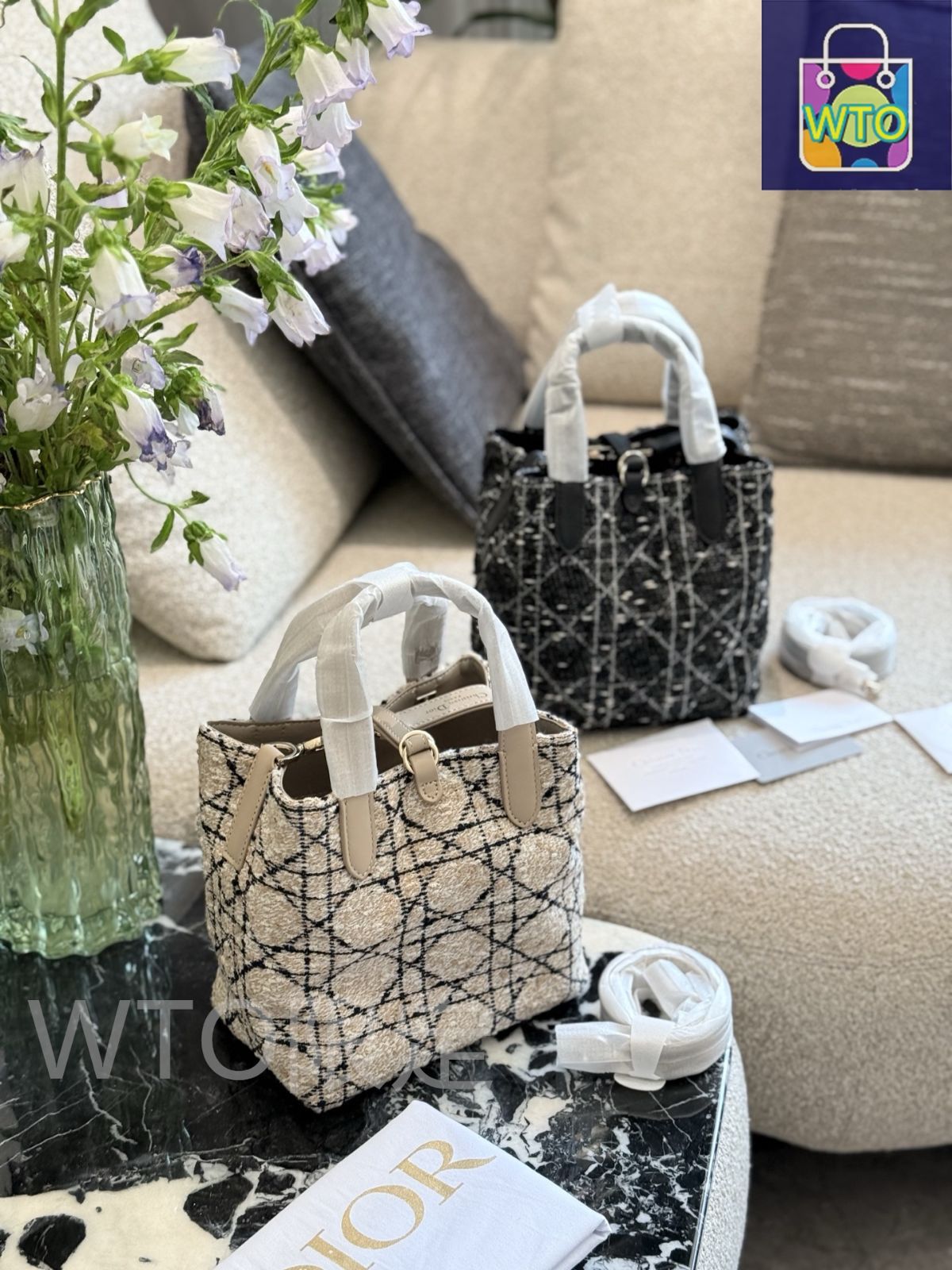 【縦型がかわいい☆】DIOR Toujours スモール トートバッグ DIOR | Dior Toujours バーティカル トートバッグ スモール