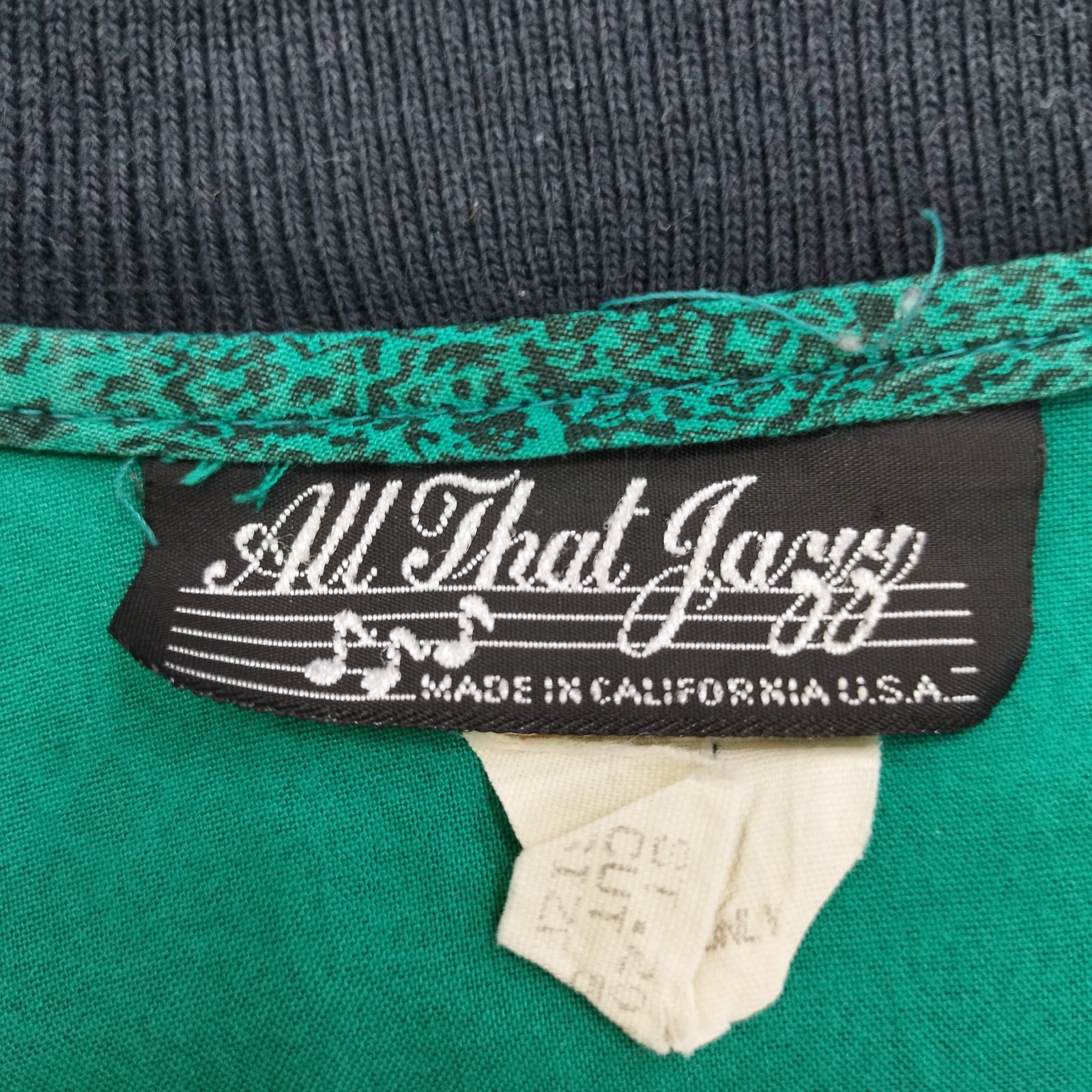 ALL THAT JAZZ オールザットジャズ USA製 半袖 シャツ オールインワン 