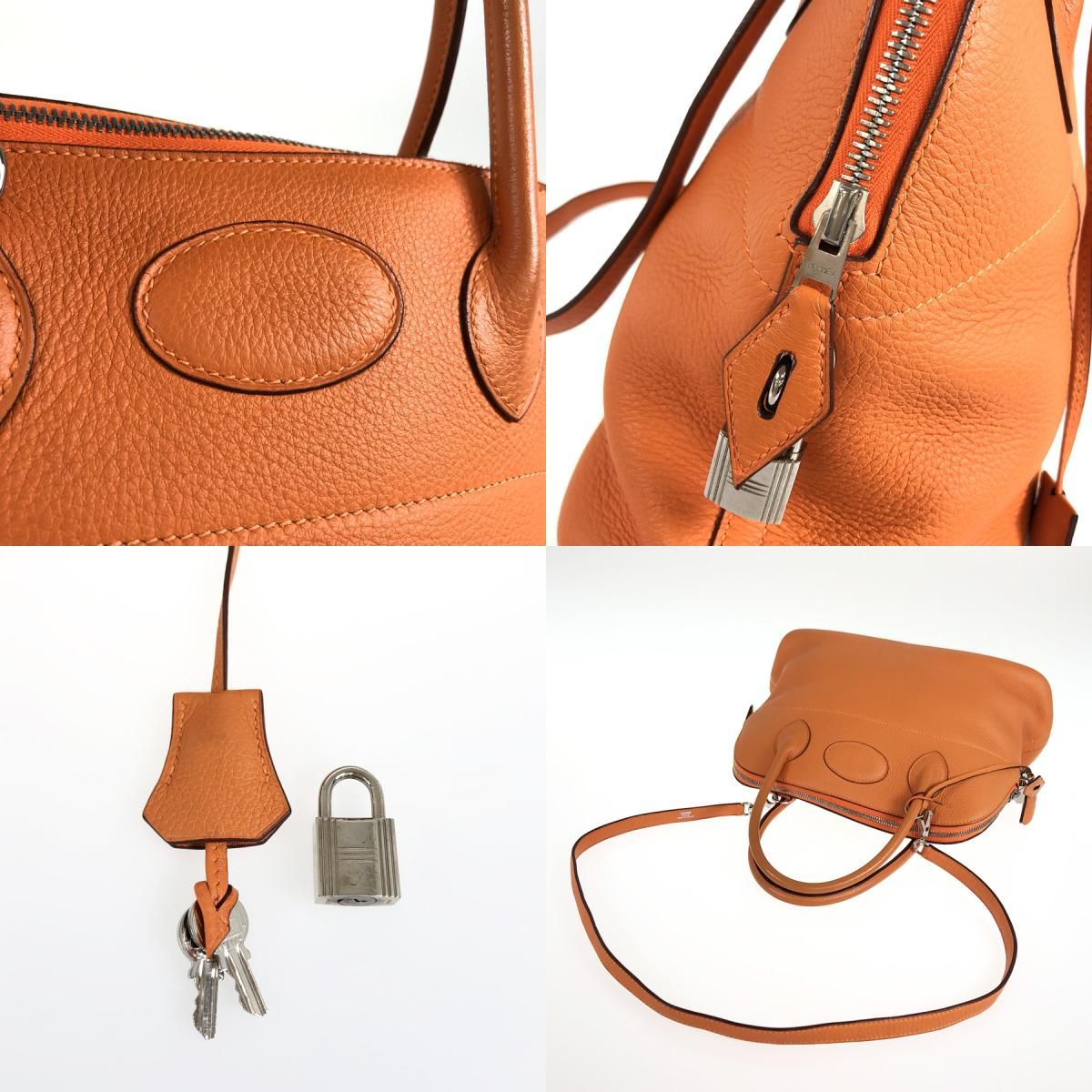 エルメス HERMES ボリード31 2way ショルダー バッグ トリヨン 茶系 □H刻印 2004年 8031 ボリード エルメス HERMES ボリード31 2way ショルダー バッグ