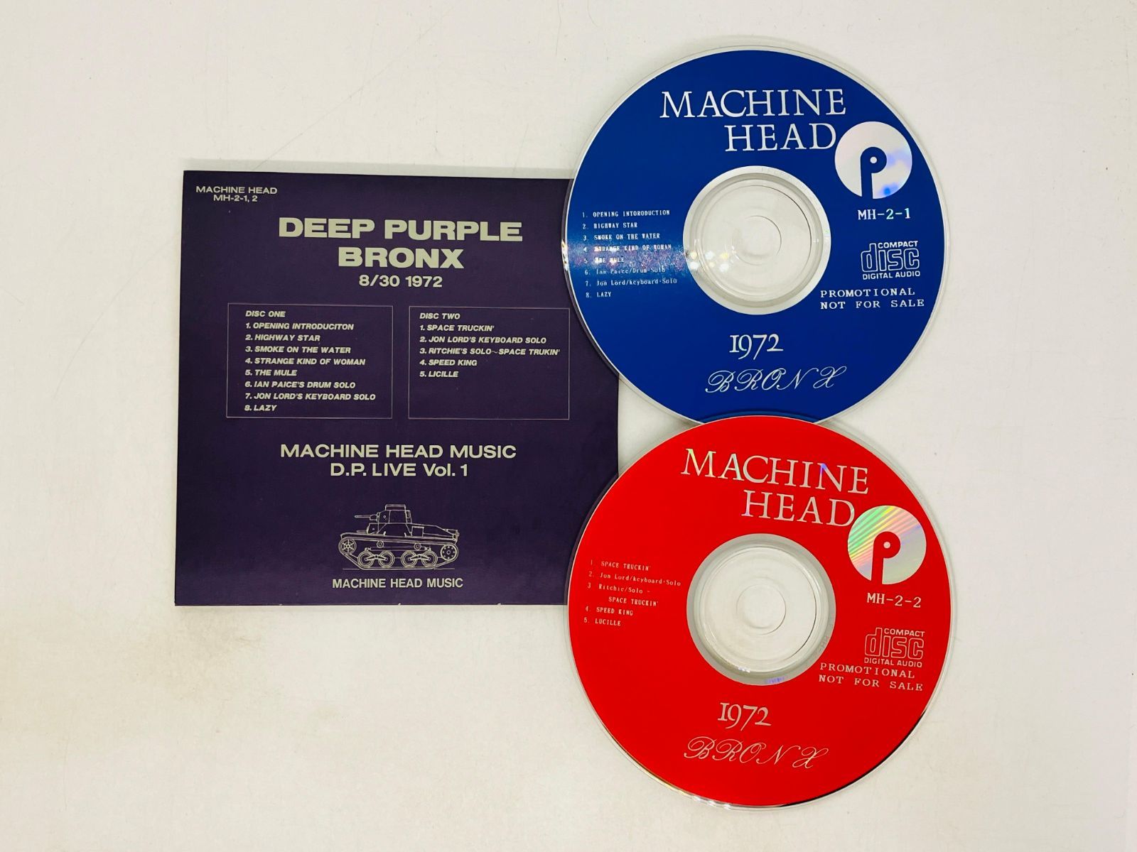 2CD DEEP PURPLE BRONX 1972 8/30 ディープ・パープル MACHINE HEAD 