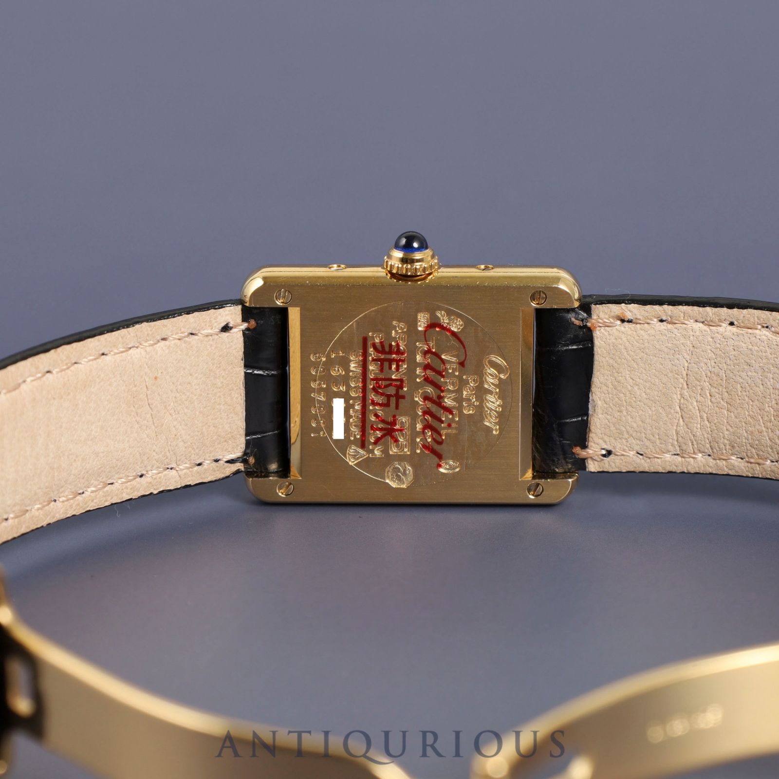 カルティエ マストタンク SM W1005554 / 5057001 クォーツ SV925 革  