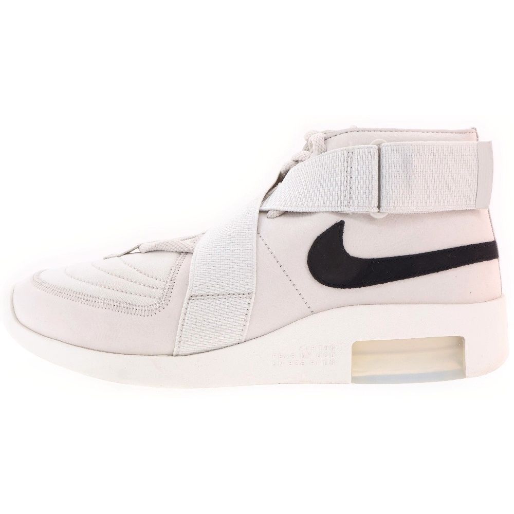 NIKE (ナイキ) ×Fear Of God Air Raid Light Bone AT8087-001 フィアオブゴッド エアレイド ライトボーン ミッドカットスニーカー グレー US9.5/27.5cm