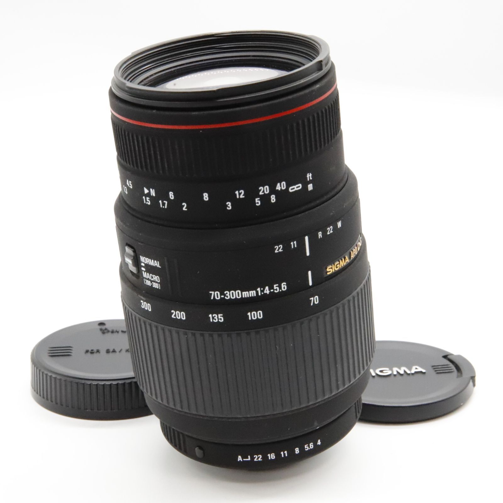 ■美品■ SIGMA SIGMA 望遠ズームレンズ APO 70-300mm F4-5.6 DG MACRO ペンタックス用 フルサイズ対応 508456