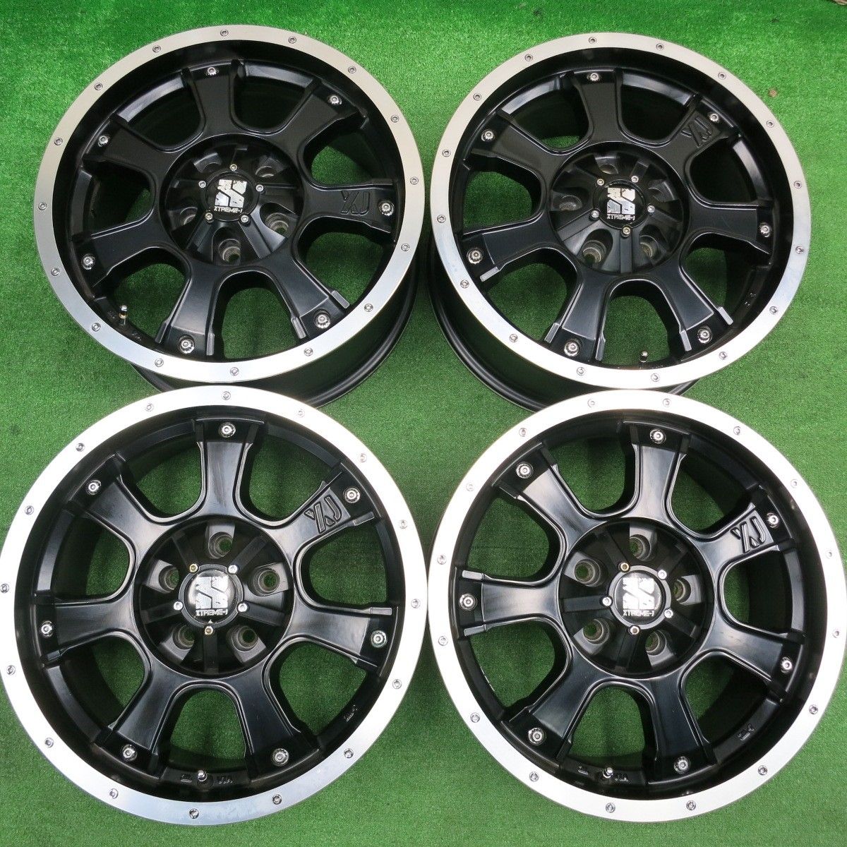 送料無料] キレイ☆XTREME-J XJ02 17インチ ホイール エクストリームJ 17×7.5J PCD114.3 127/5H  マルチ☆4102803HAホ - メルカリ