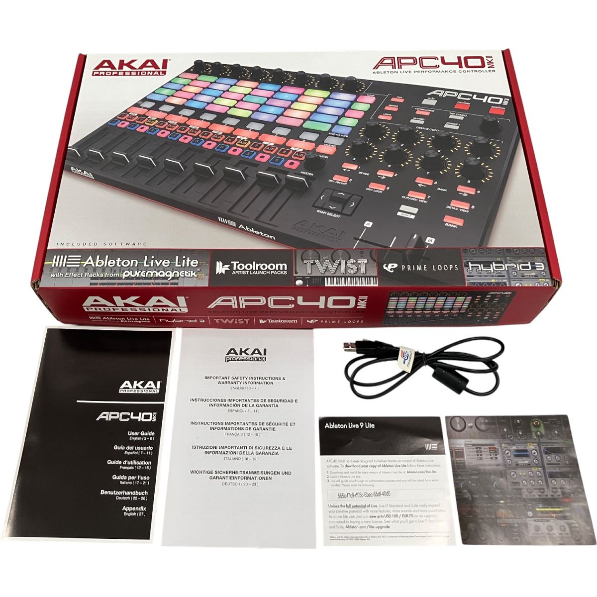 AKAI professional APC40 MKII 2 音楽 趣味 MIDIコントローラー アカイ 音響 オーディオ 良好 H10401116