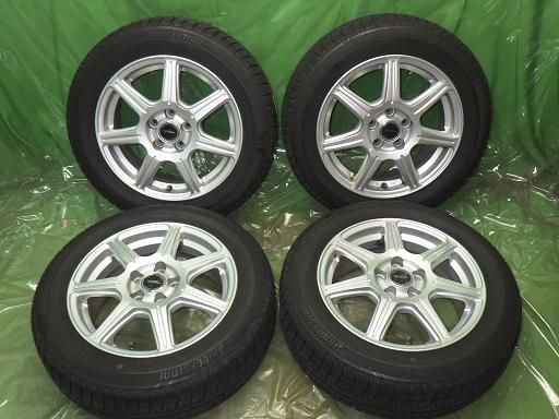 【中古】スタッドレス TOPRUN 15インチ ブリヂストン アイスパートナー