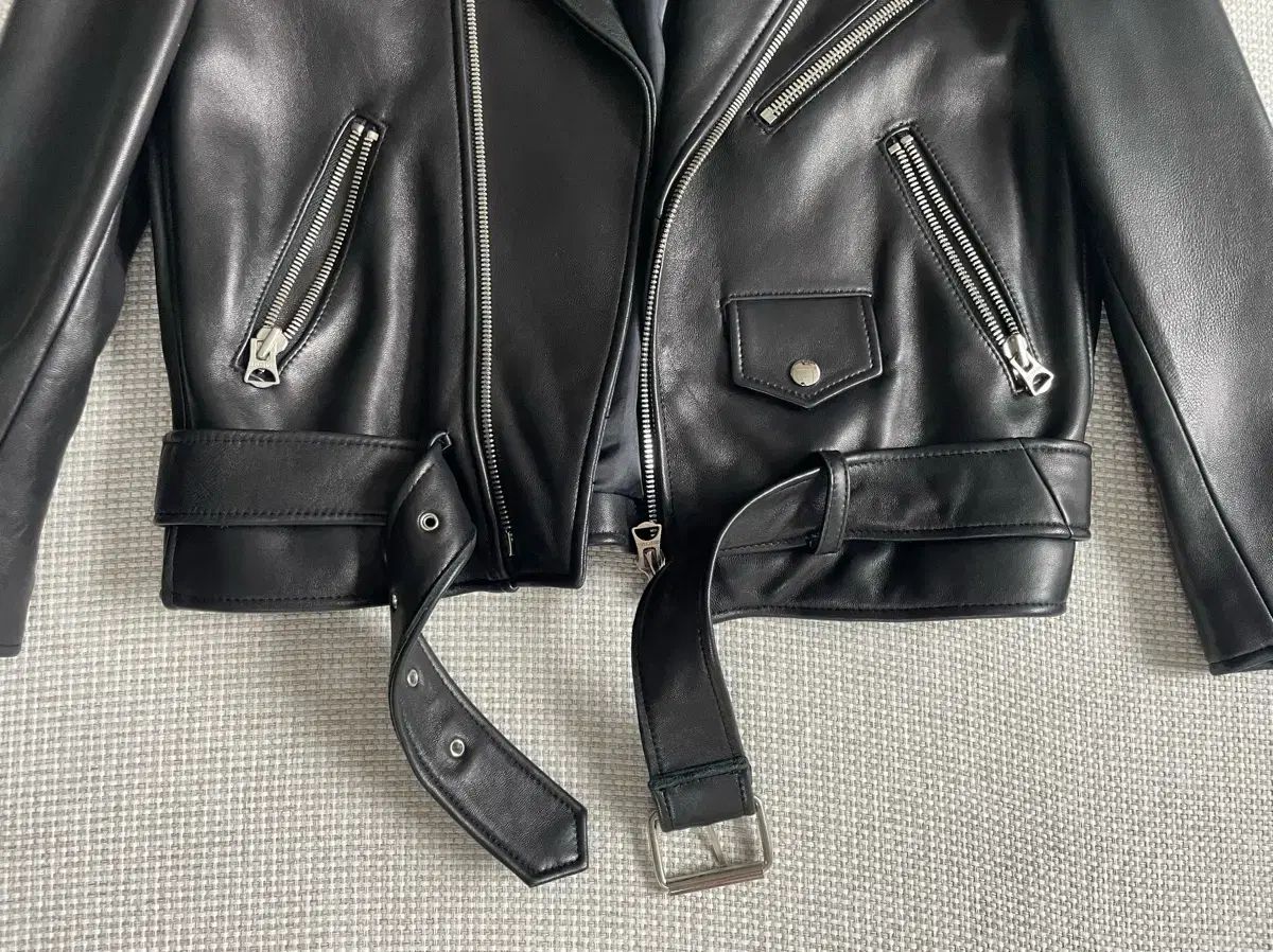 選択主義 レディース ラムスキン ライダー ジャケット