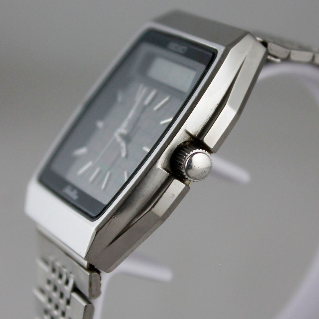 幻 SEIKO セイコーシルバーウェーブ H556ー510B・デジアナ 希少な黄色文字盤 美品です アンティーク SEIKO - セイコー シルバー ウェーブ H556-5100 デジアナ ジャンクの