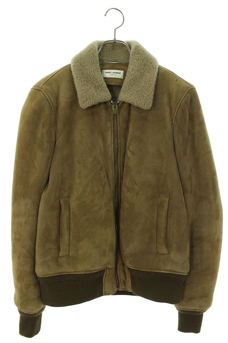 サンローランパリ 13AW 330448 Y5CZ1 ボアムートンレザージャケット