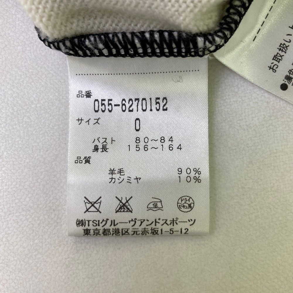 美品★パーリーゲイツ ボーダーセーター★0サイズ サイズ：0 PEARLY GATES パーリーゲイツ ニットセーター カシミヤ混