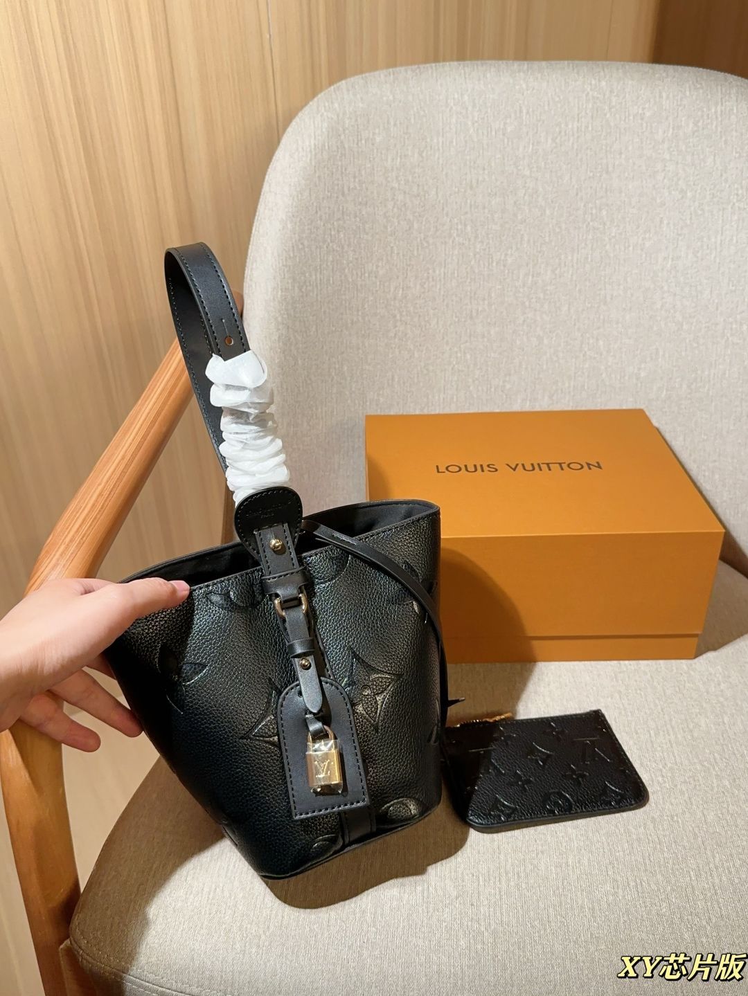 💰1120 チップ版 LV/ルイ・ヴィトン 25新型ALL IN BBエンボス柄