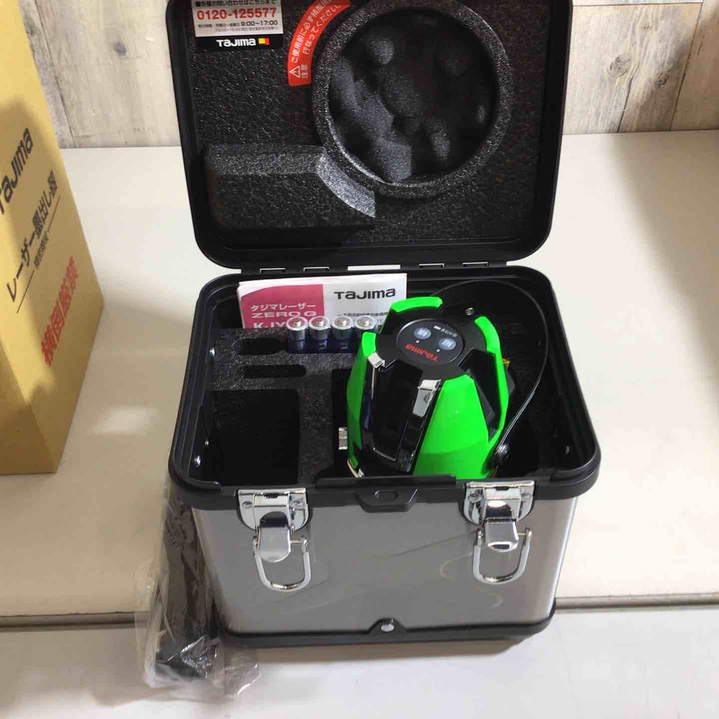 未使用 TAJIMA タジマ ZEROG-KY レーザー 墨出し器 レシーバー 三脚セット O4306020 | タジマ(Tajima) レーザー墨出し器 KY矩\u0026横 ゼロジー ZEROG-KY