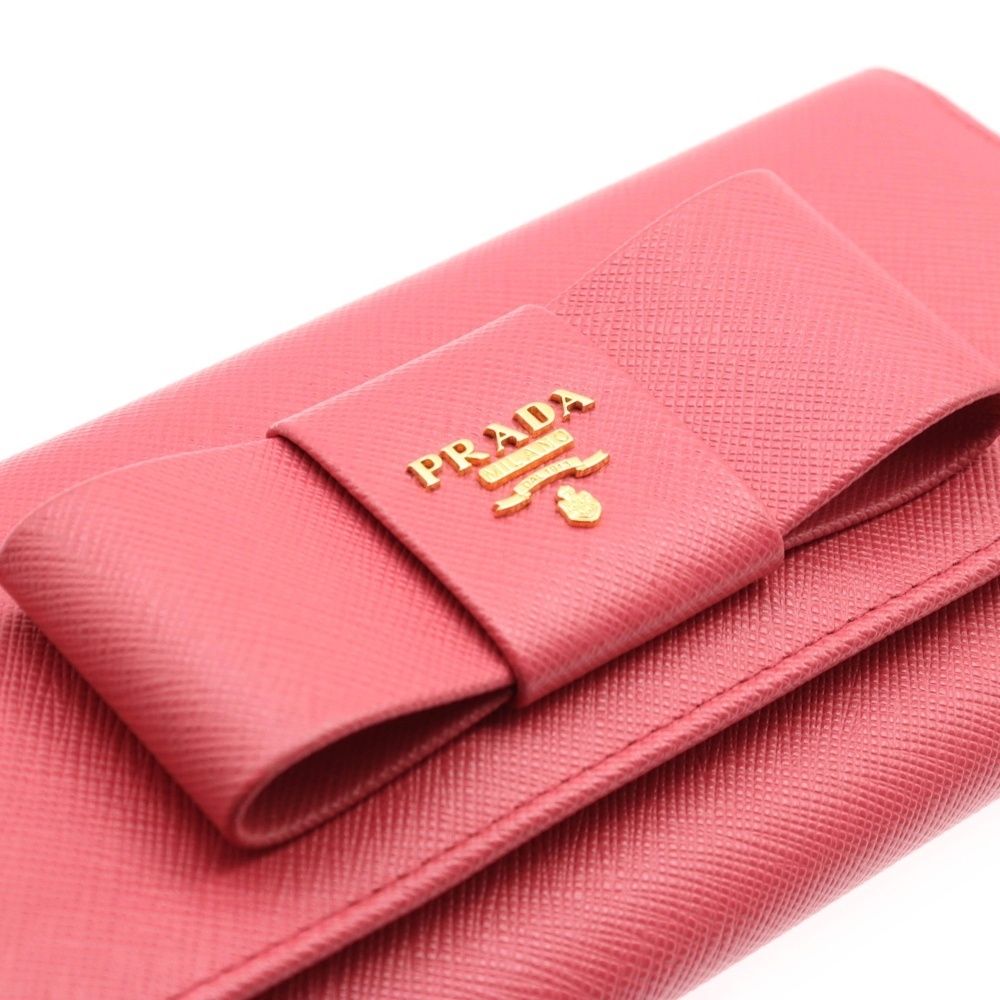 PRADA (プラダ) SAFFIANO FIOCCO サフィアーノ フィオッコ リボン