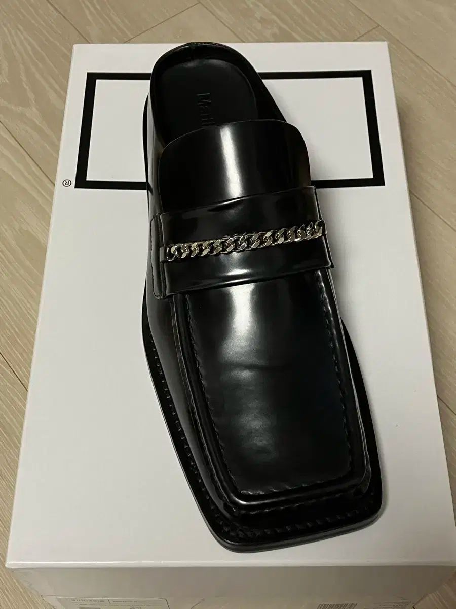 Martine Rose スクエアトゥ ミュール ブラック EU43