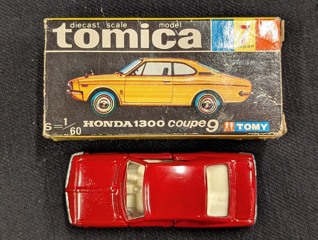 トミカ　黒箱 HONDA 1300 Coupe 赤 トミカ黒箱 ホンダ1300クーペ | 自動車美術研究室のブログ