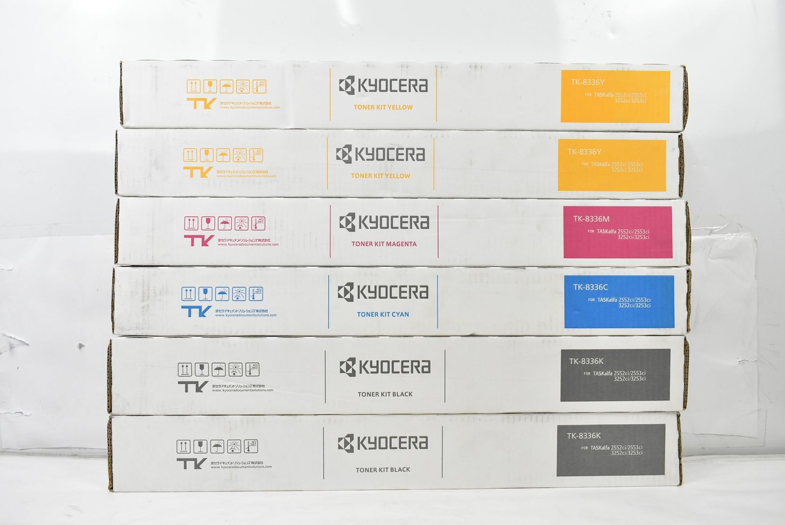 ♥ 京セラ 純正 トナー TK-8336 4色6本 シアン マゼンタ イエロー ブラック KYOCERA ITSCVU1A462O-L16-byebye